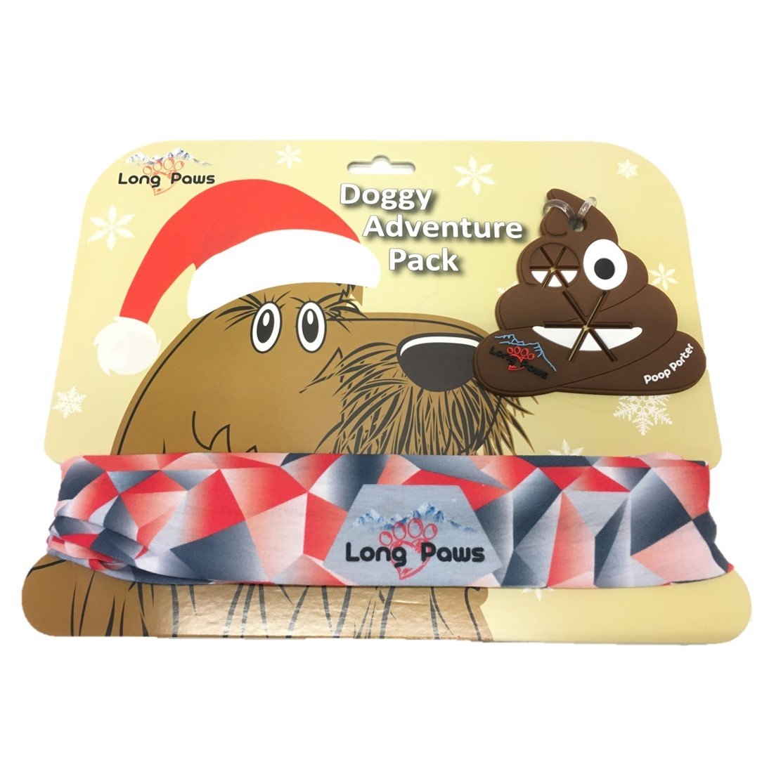 Christmas Adventure Pack – Christmas Set – Bandana – Santa Poop Porter – Unisex – Long Paws UK