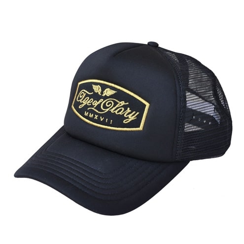 Age of Glory Anthem Trucker Cap Black One Size – Armadillo Customs