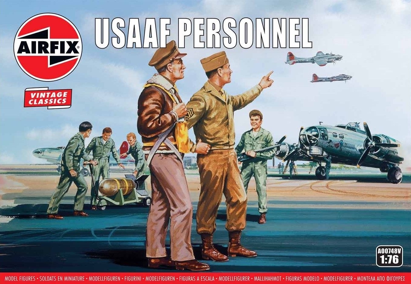 Airfix Vintage Classic 1/76 USAAF Personnel WWII – # A00748V – Model Hobbies