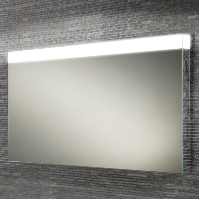 HiB Alpine – Rectangular LED Illuminated Bathroom Mirror – Alpine 100: H80 x W60 x D3cm – HiB LED Illuminated Bathroom Mirrors – Stylishly
