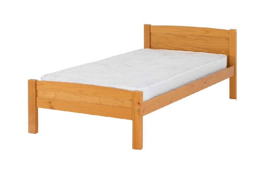 Amber 3FT Bed Antique Pine – Furnishop