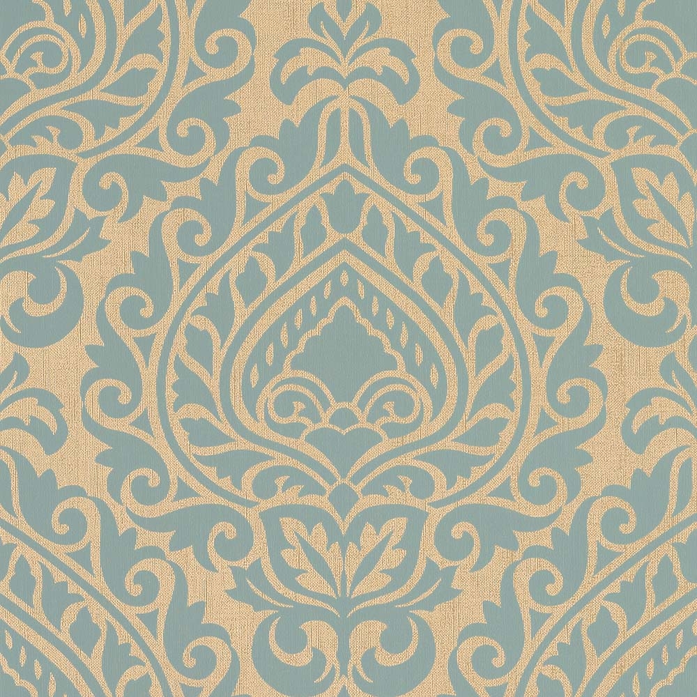 Anna French – Zola Annette AT34107 Wallpaper – Blue / Brown – Non-Woven – 52.07cm