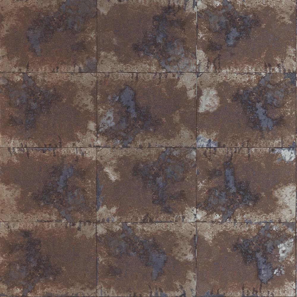 Anthology – 3 Oxidise 111159 Wallpaper – Brown / Blue – Non-Woven – 68.6cm
