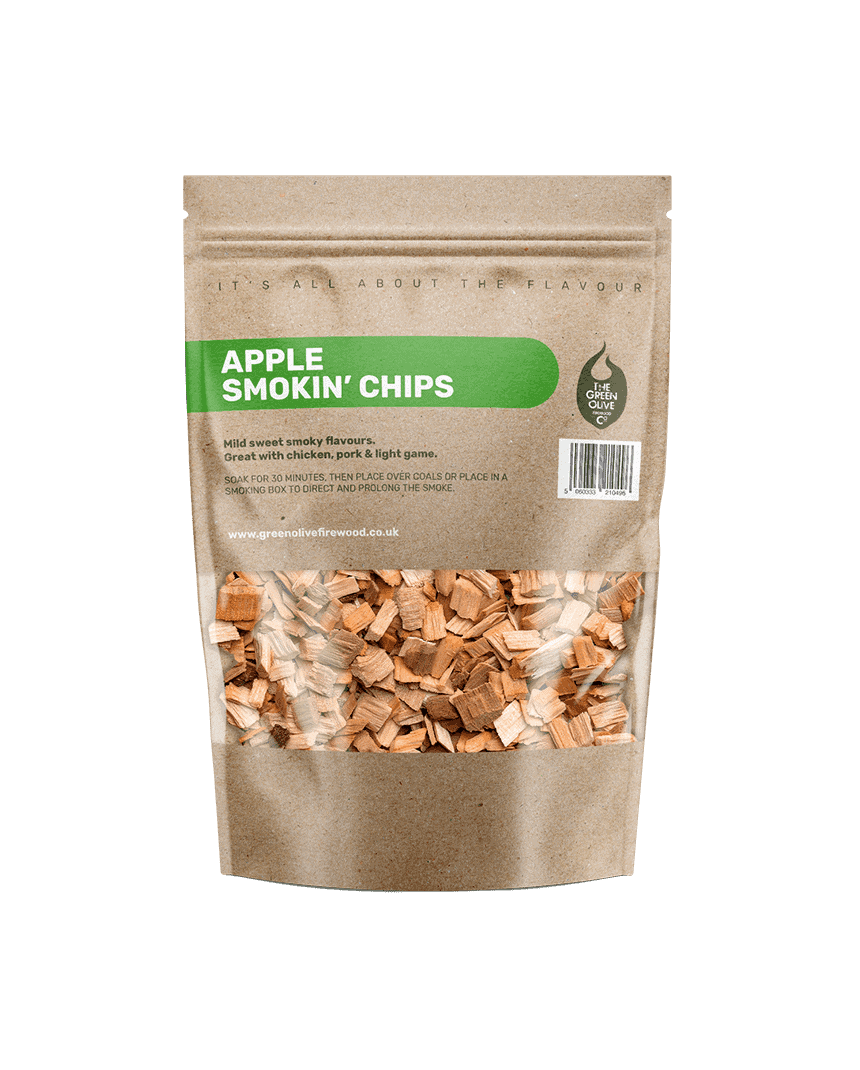 Apple Wood Smokin’ Chips – Smokin’ – Green Olive Firewood