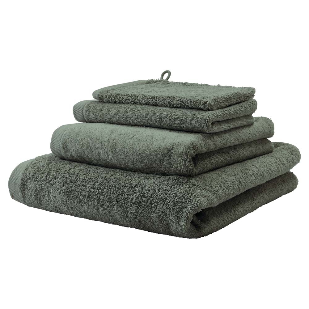 Aquanova – London Towels – Forest – Hand Towel – Green – 100% Egyptian Combed Cotton – 55cm x 100cm