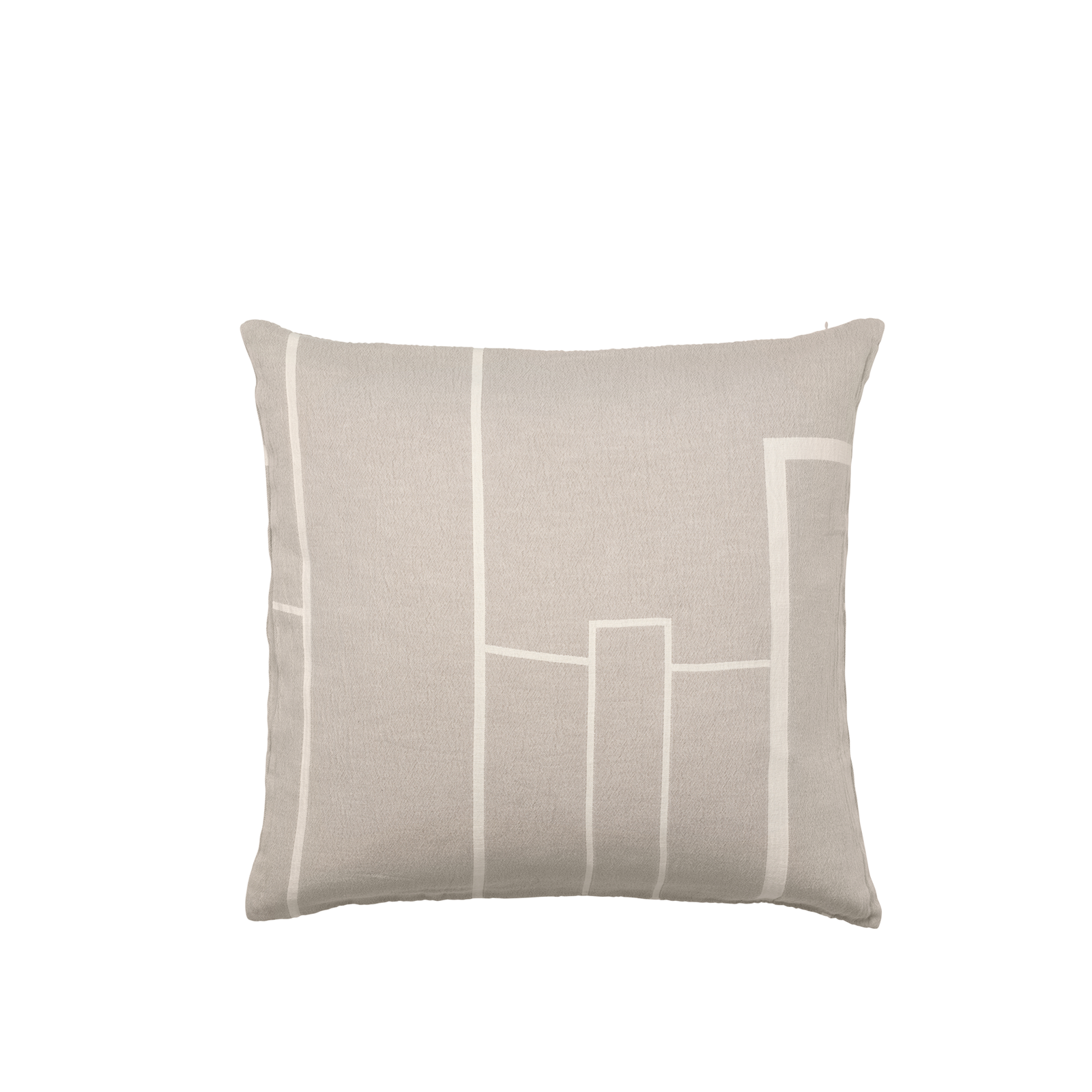 Architecture – Cushion Case Beige/White – Pillowcase – Kristina Dam – Indor