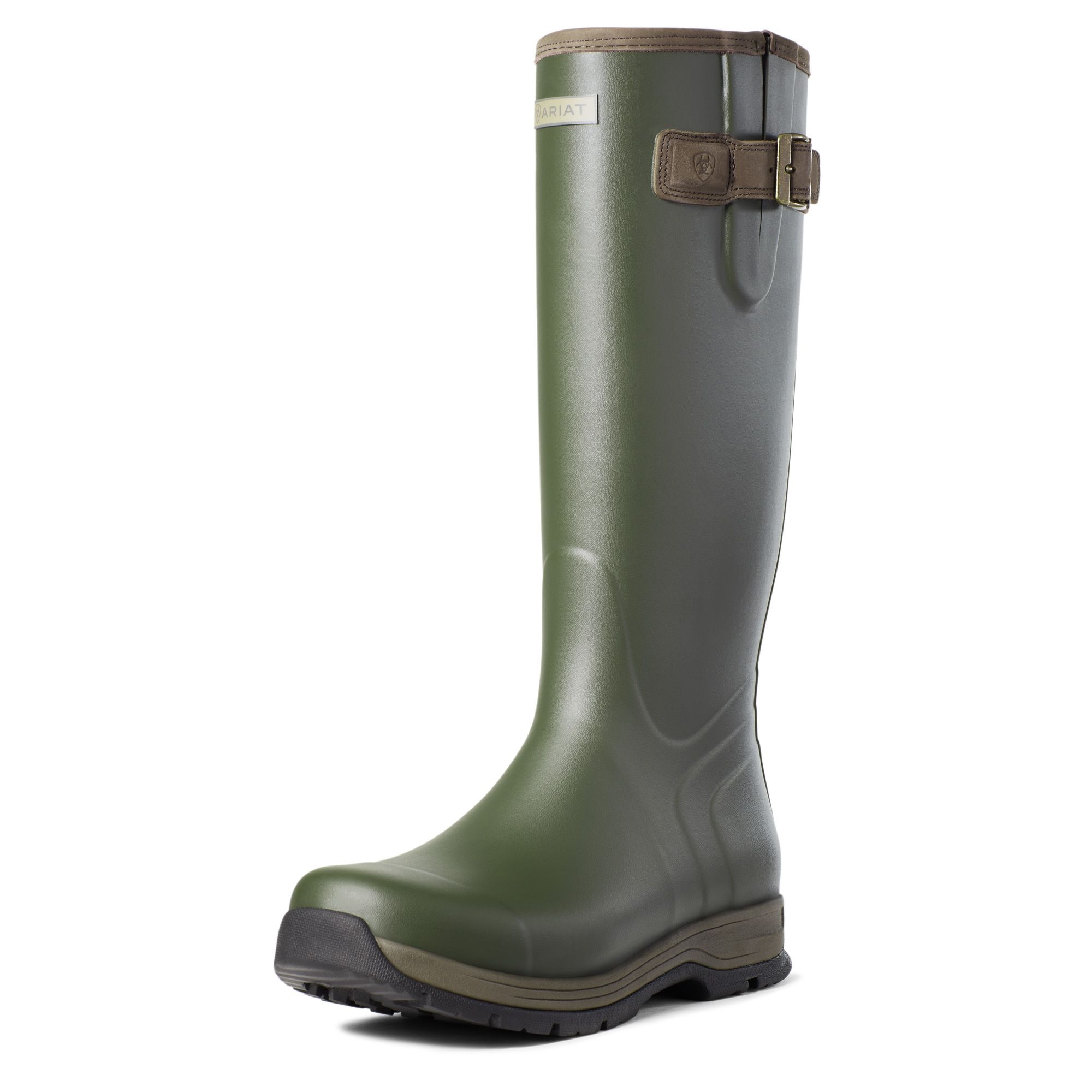 Ariat Men’s Burford Wellington Boots – Olive Night – UK 11 D – Mens Country Boots – Leather – Saddlemasters Equestrian