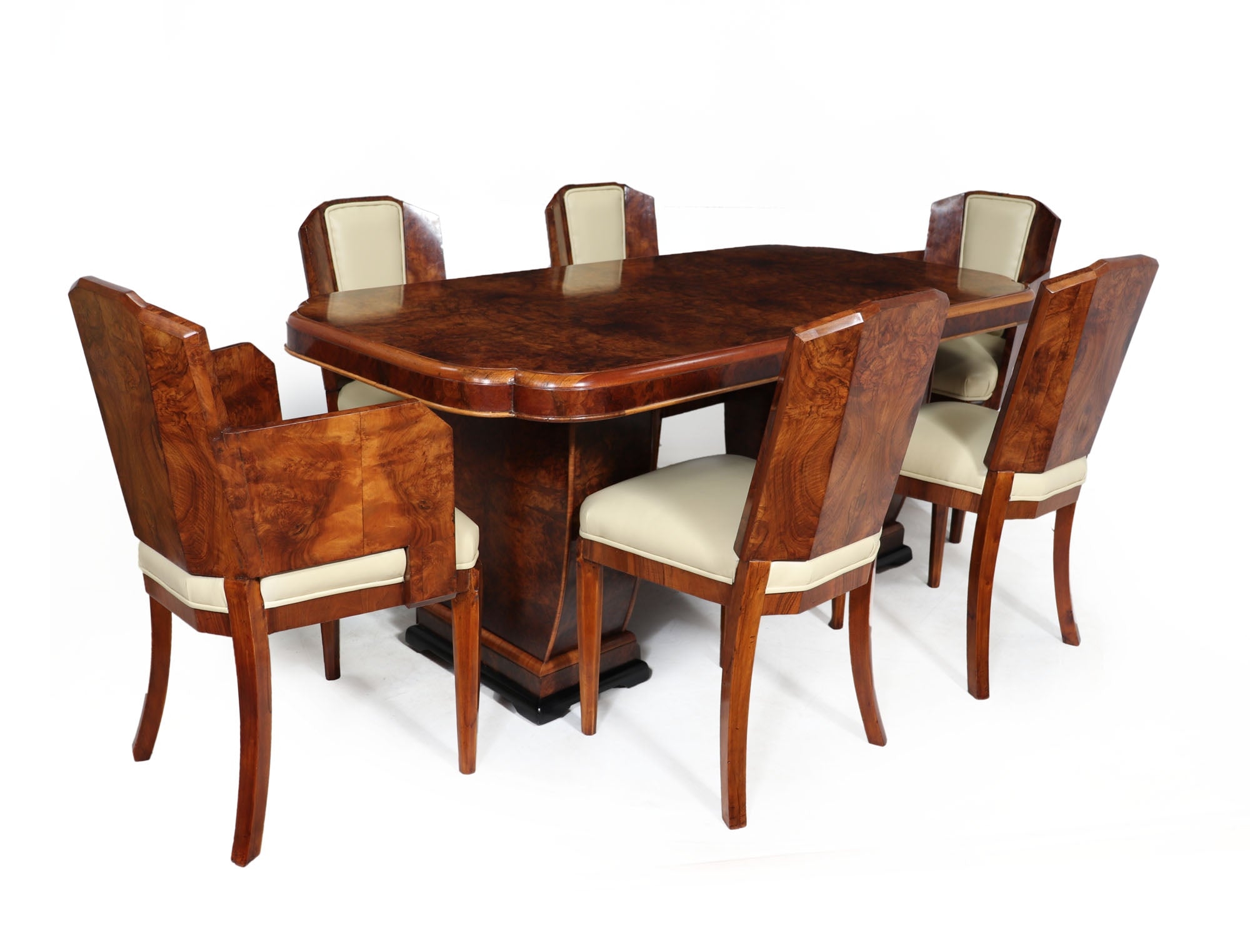 Art Deco Dining Table and Chairs by Hille – The Furniture Rooms