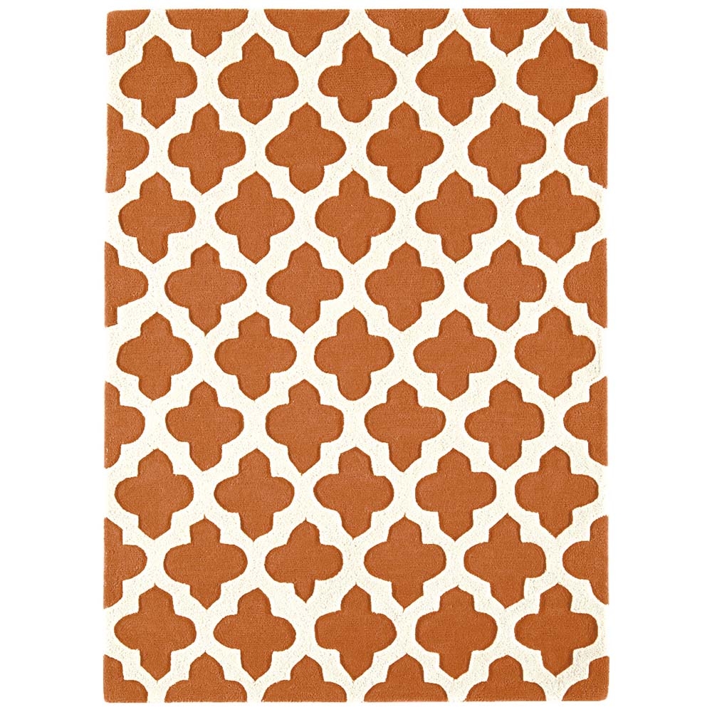 Asiatic London – Artisan Rug – ARTI-03 Terracotta – 200 x 300 – Orange / Cream – 100% Pure New Wool – 120cm