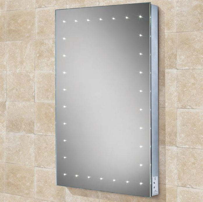 HiB Astral – Rectangular LED Dot Illuminated Bathroom Mirror – HiB LED Illuminated Bathroom Mirrors – Stylishly Sophisticated