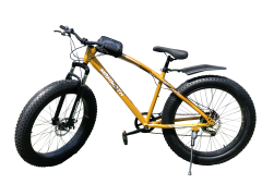 Fat Tyre Bikes – G-Hybrid – Mammoth – FT03 – Suspension & Gear 20′ – GOLD – Green Hybrid Bikes