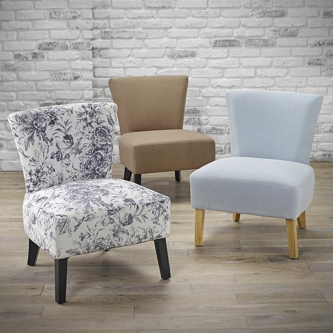 Upholstered Accent Chair Duck Egg Blue – By CGC Interiors