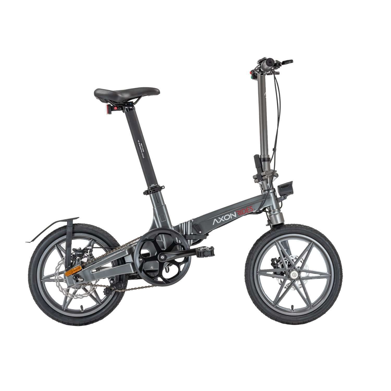 Axon Pro Folding E-Bike 250W, Dark Grey / Yes – Urban Travel