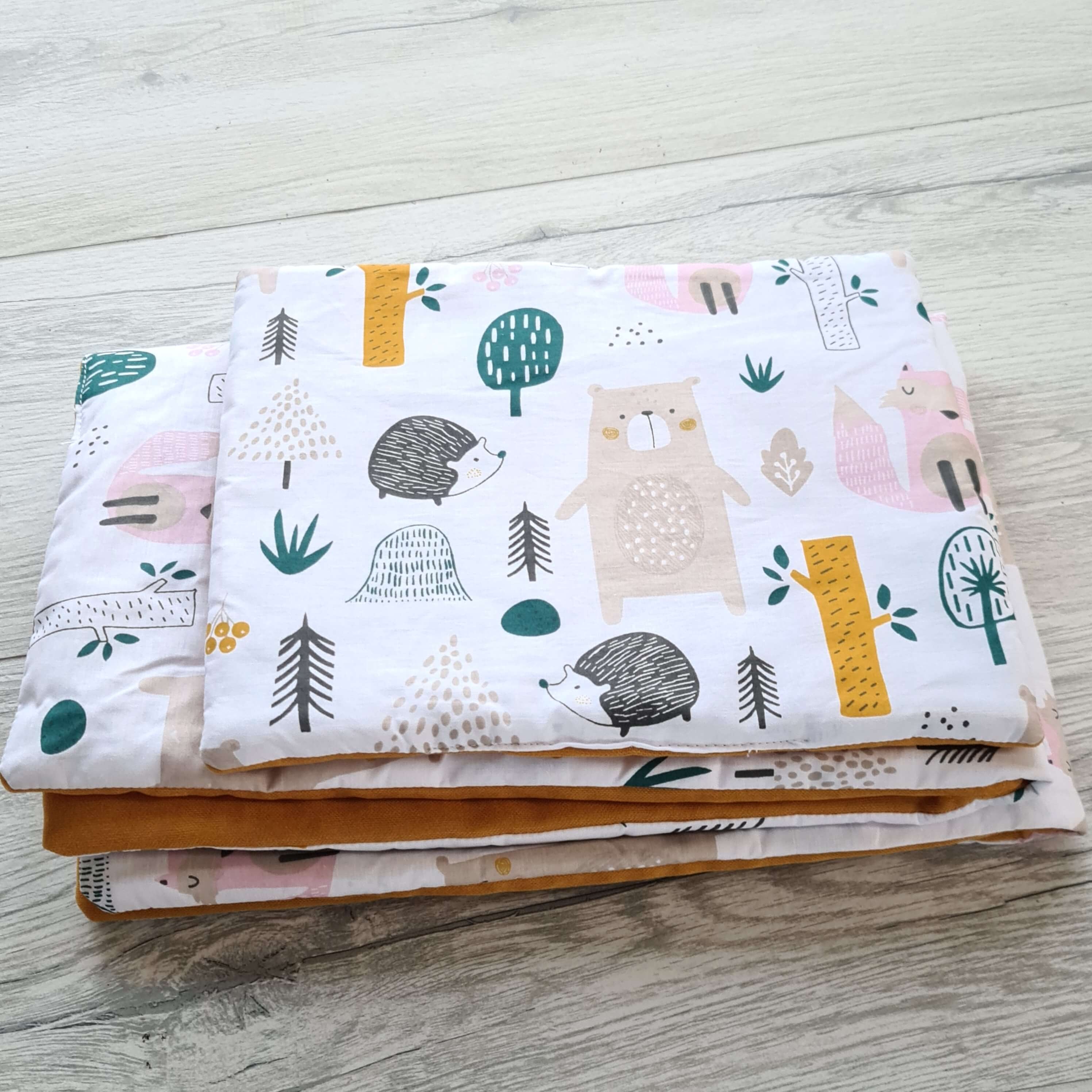 Blanket & Pillow -Magical Forest Friends- Sizes S – M – M – evCushy