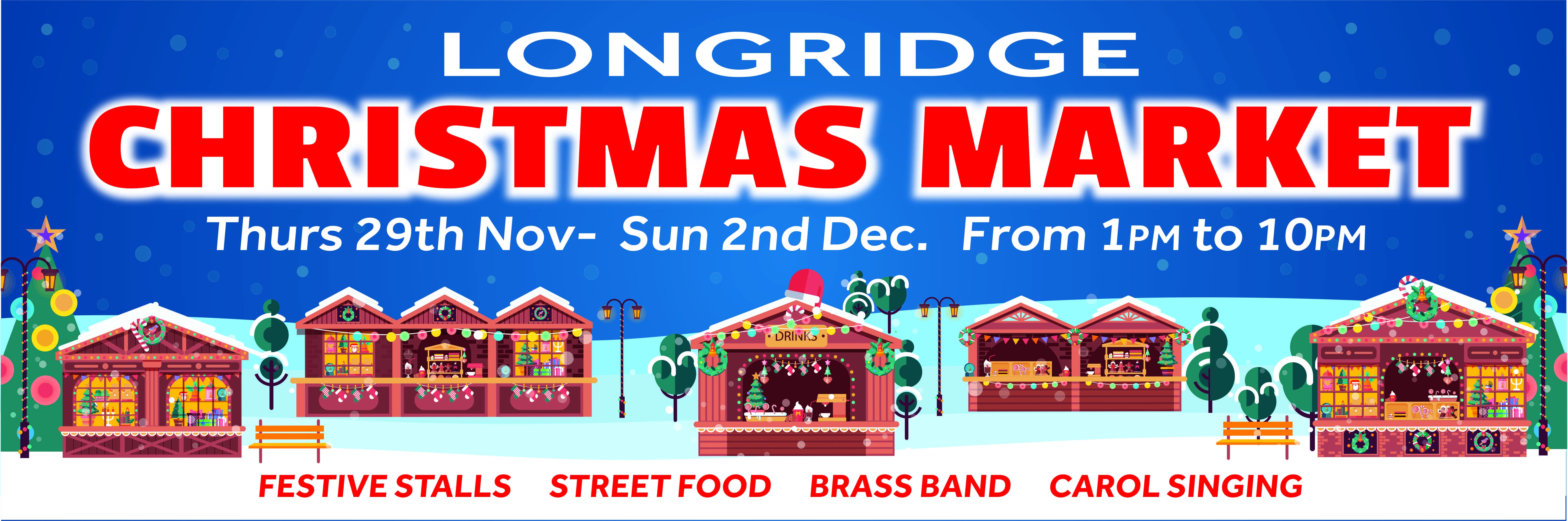 Street Christmas Market banner