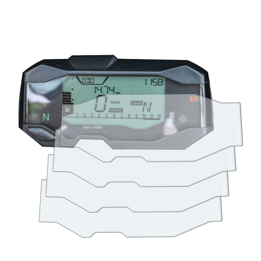 BMW G310R/GS Dashboard Screen Protector 2 x Ultra-Clear & 2 x Anti-Glare – Speedo Angels