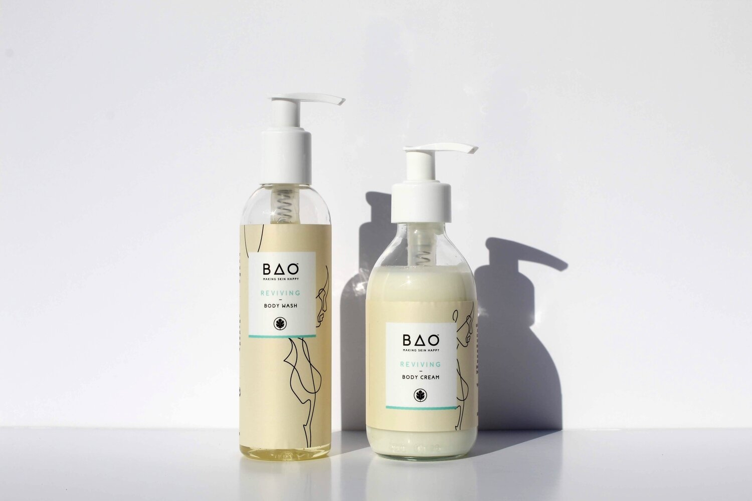 BAO Reviving Body Wash + Cream Duo 200ml
