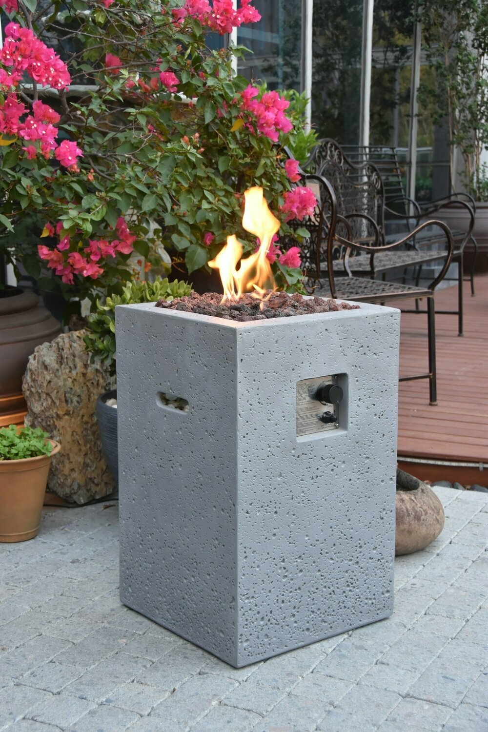 Elementi Boyle Fire Pit – Outdoor Fire Pit – Forno Boutique