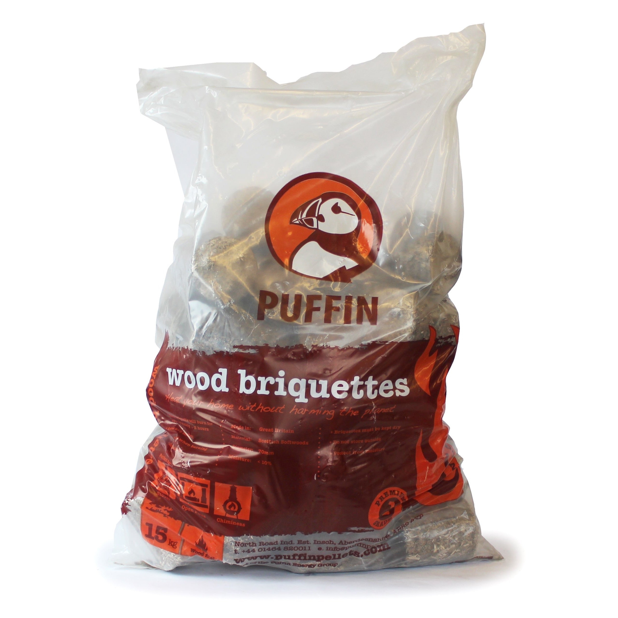 Puffin Wood Value Briquettes – Heating For Homes – Puffin Wood Fuels