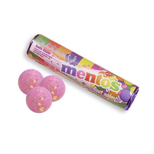 Mentos Fruit Tea Tube of Bath Bombs (5 x 20g)