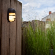 Oval Cage Outdoor LED Wall Light – Choice Of Colour Dark Grey – CGC Retail Outlet