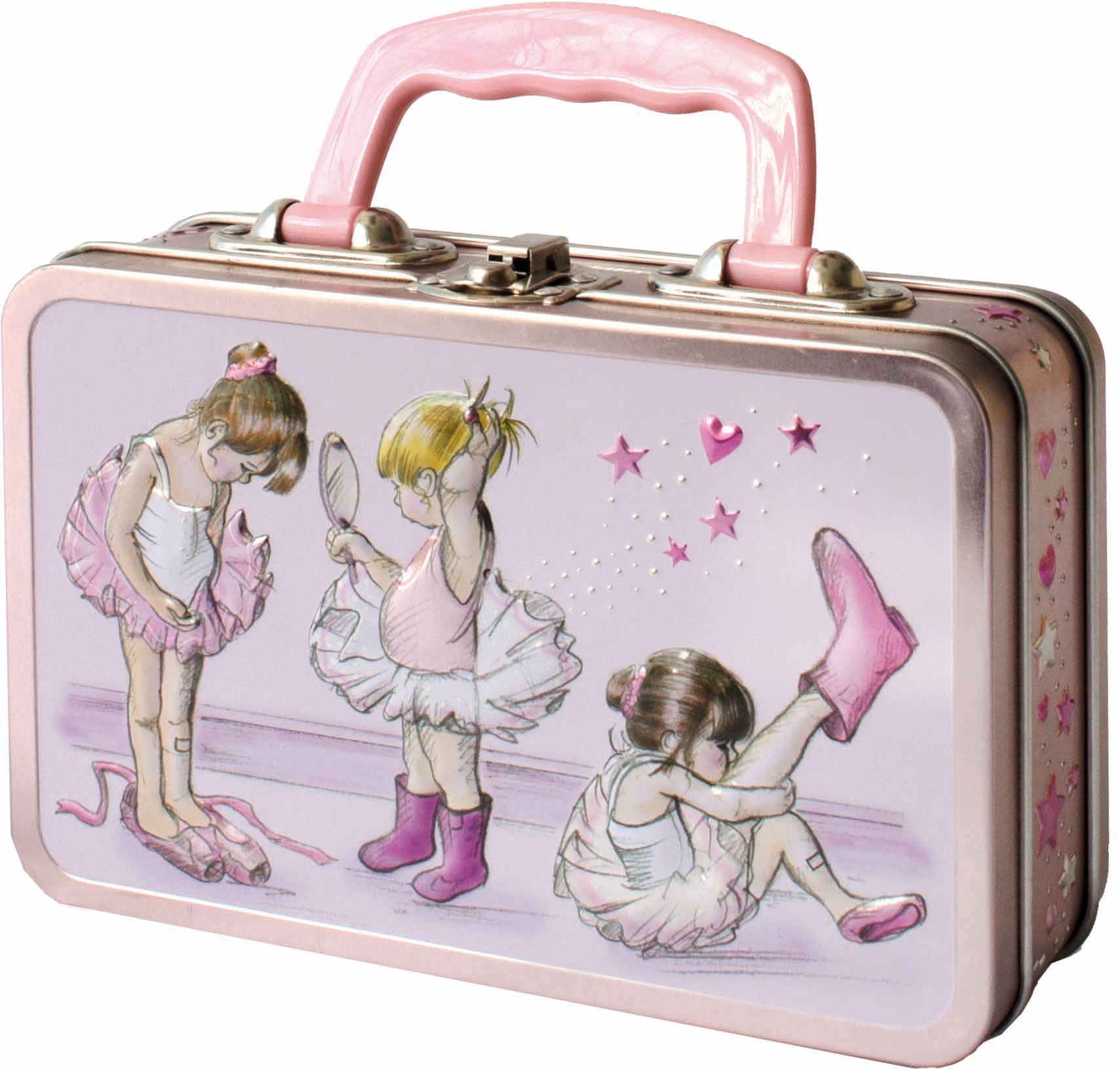 Ballerina Suitcase – 150g Mini Chocolate Chip Shortbread Biscuits – Churchills Confectionary