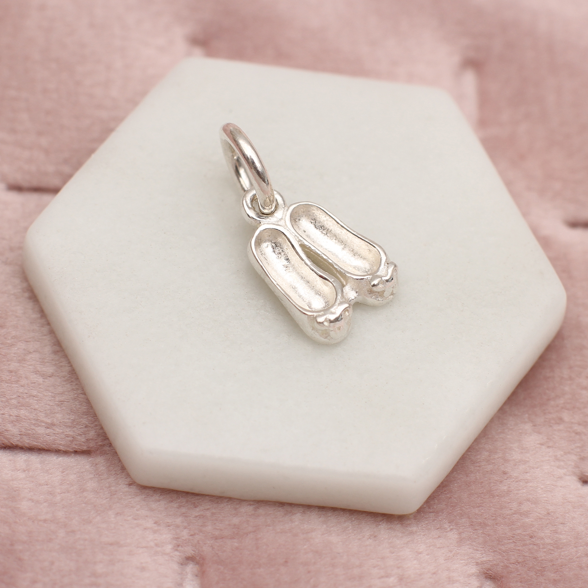 Sterling Silver Ballet Shoes Charm – Hurley Burley