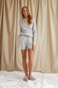 Bamboo Leisure Shorts in Dove Grey | Pretty You London UK 14-16 / Dove Grey