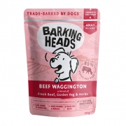 Barking Heads Beef Waggington 300g Pouch