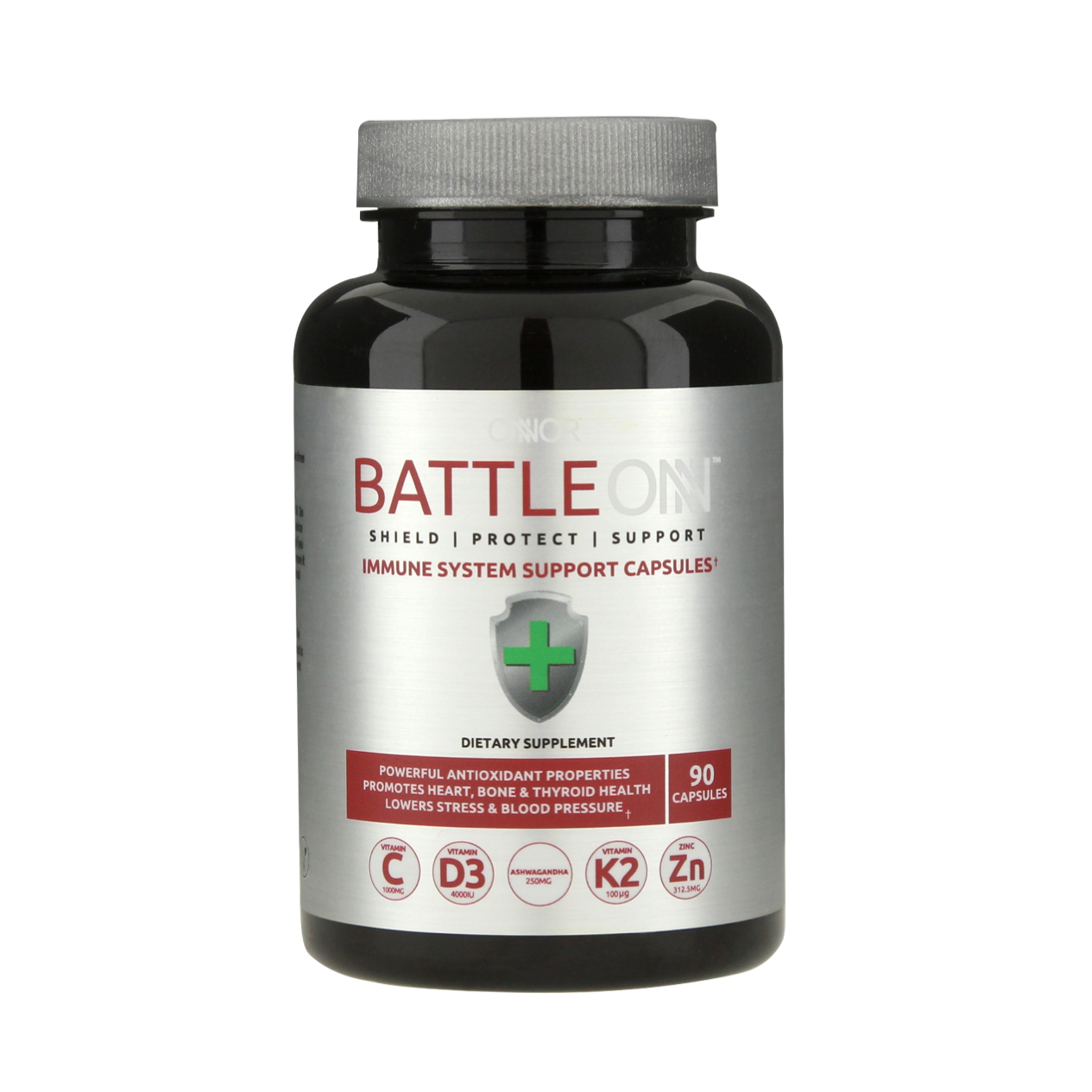BATTLE ONN Immune System Support Supplements – Immune Support Capsules Single Pack Pack – Vitamin B6, Vitamin C, Vitamin D3, Vitamin K2, Selenium,