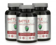 BATTLE ONN Immune System Support Supplements – Immune Support Capsules – Vitamin B6, Vitamin C, Vitamin D3, Vitamin K2, Selenium, Zinc – ONNOR Limited