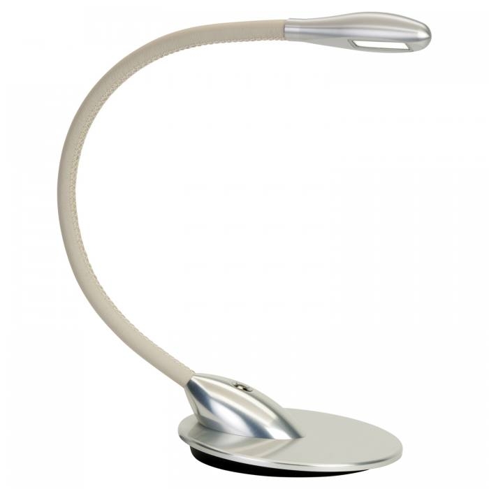 Beadlight – Cirrus Table Lamp – Clear & Off-White – Silver – Aluminium  – 45cm