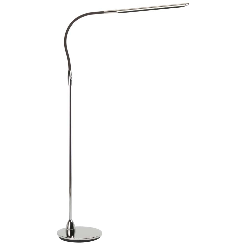 Beadlight – Wand Floor Lamp – Nickel & Chocolate – Chrome – Aluminium  – 135cm