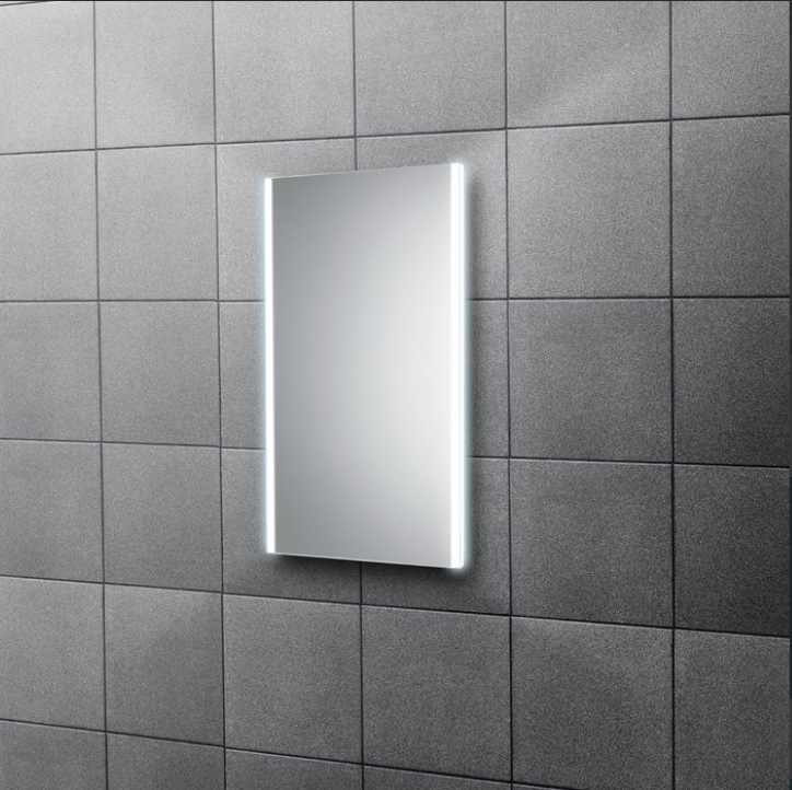 HiB Beam – Rectangular LED Illuminated Bathrrom Mirror – Beam 50: H70 x W50 x D3cm – HiB LED Illuminated Bathroom Mirrors – Stylishly Sophisticated
