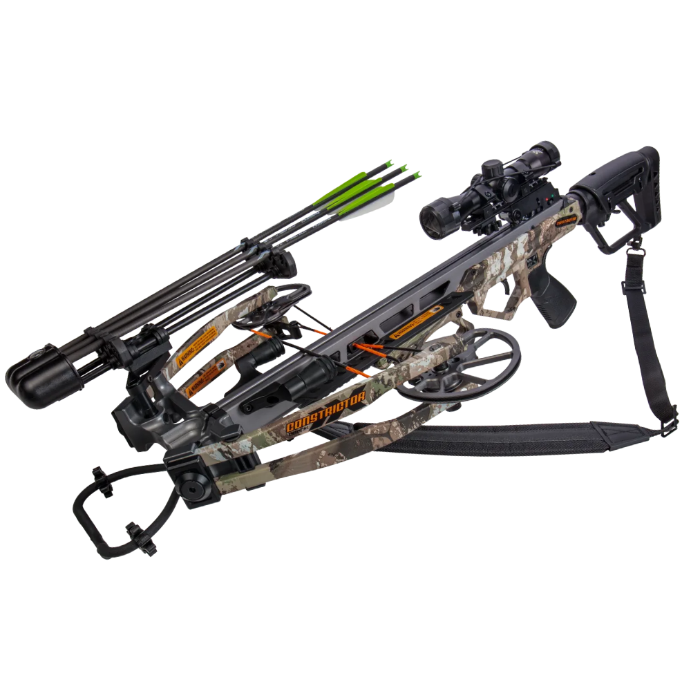 Bear Archery Constrictor Compound Crossbow Package 410fps True Timber Strata – Tactical Archery UK