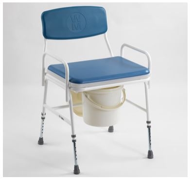 Belgrave Bariatric Commode Adjustable Height With Fixed Arms – Tiacare