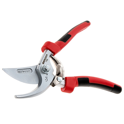 Berger –  1766 Pruning Secateurs / Hand Shears – Red Colour – Gardening Tools