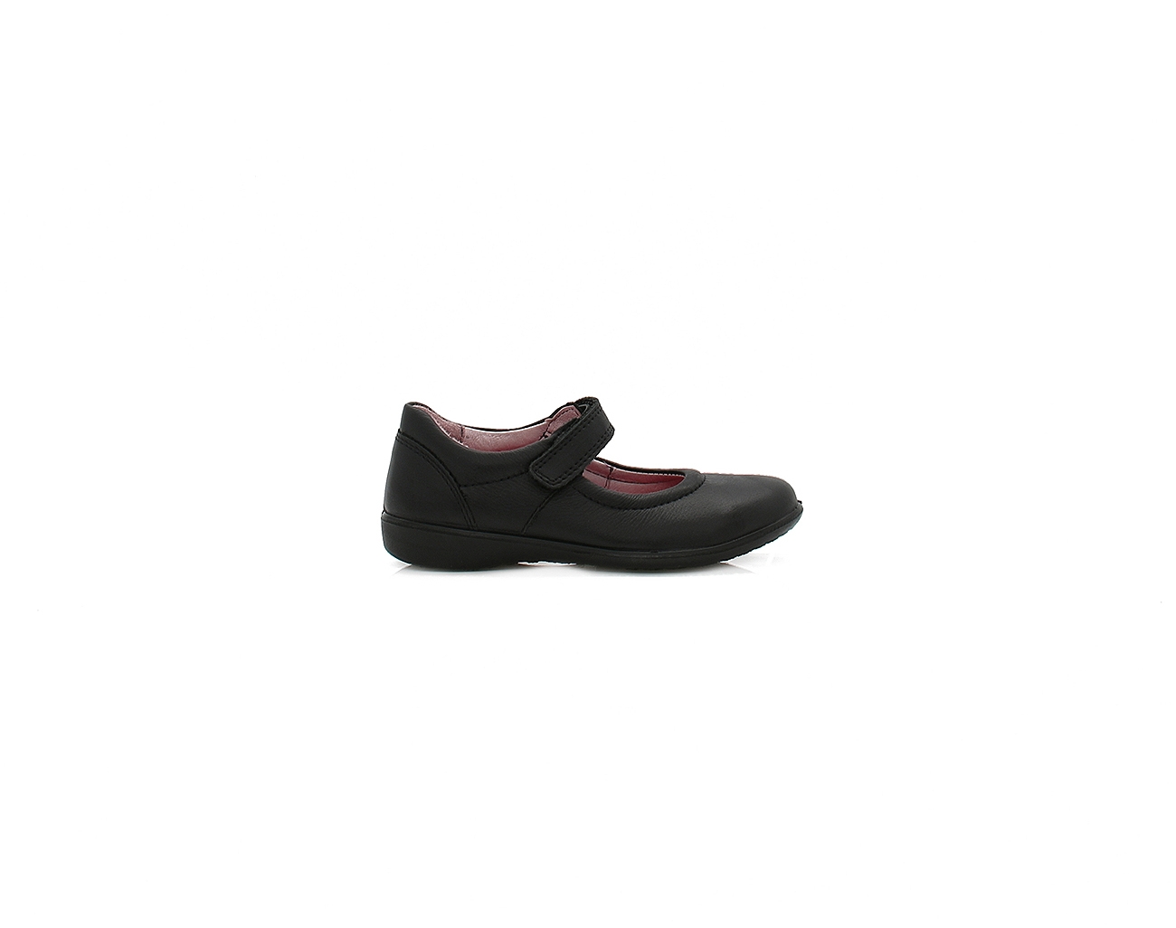 Womens Ricosta Beth – Black School Shoes – Velcro – Suitable For Orthotics – Strong Heel Support – Fits Narrow Foot – Size 33 / Width G – Leather