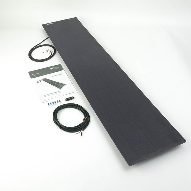 60w Flexible Solar Panel Kit – Black – Nomadic Leisure