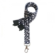 Star Lanyards – Black – Lanyards Plain & Beaded – PCL Media