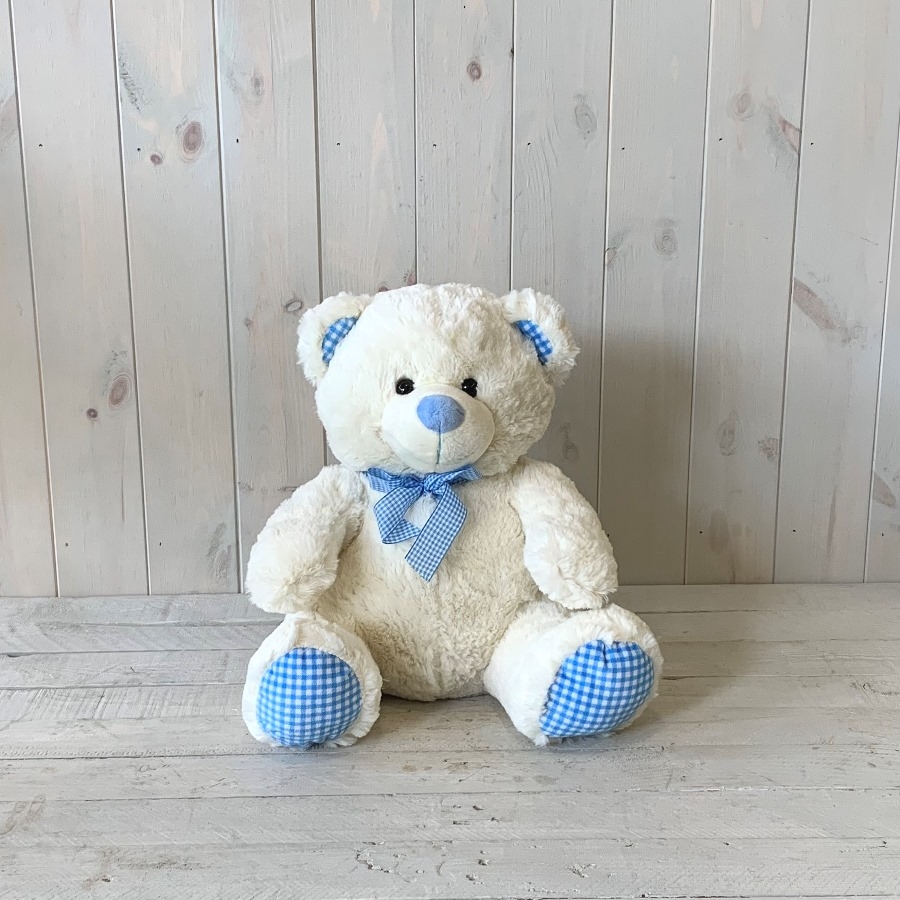 Blue Teddy Bear – Blooming Amazing