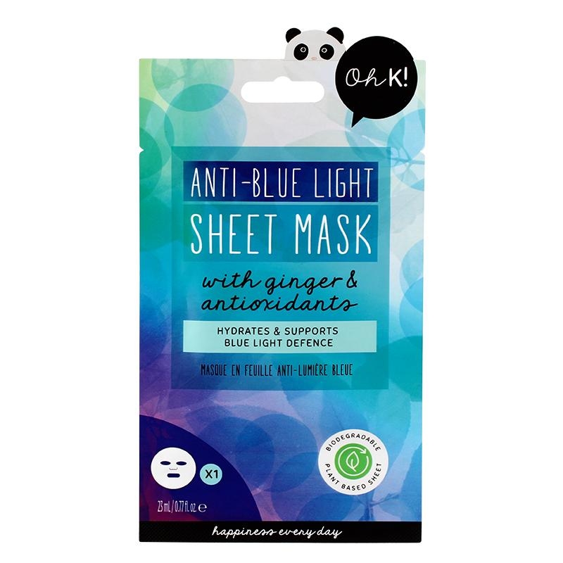 Oh K! Anti-Blue Light Sheet Mask – Skincare – Dublin Body Paint
