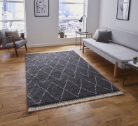 Think Rugs – Boho 8280 Grey 160 x 230cm / Grey – The Rug Quarter