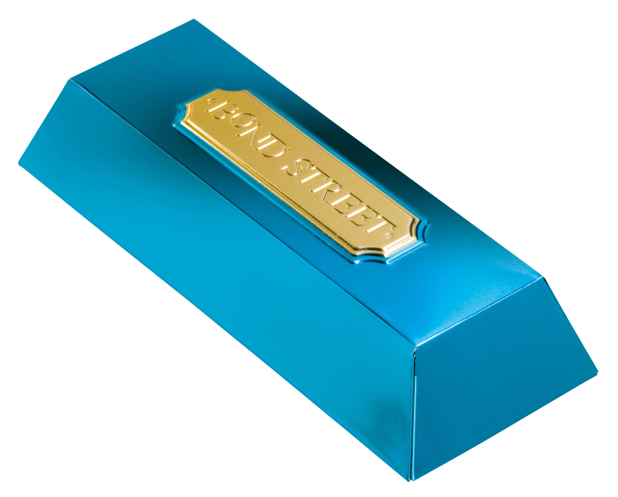 Bond Street Blue Ingot – 200g Chocolate Mint Creams – Churchills Confectionary