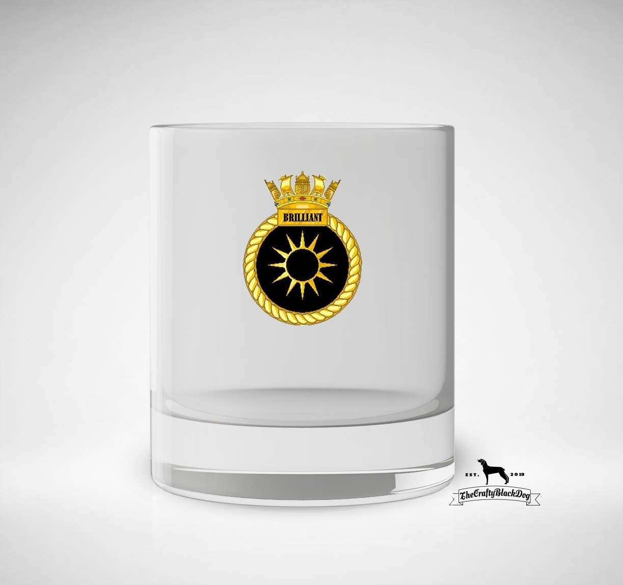 HMS Brilliant – Tumbler – Set Of 4 – Crafty Black Dog