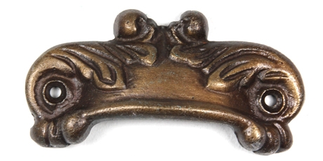 Knobbles & Bobbles – Antique Cabinet Cup Handle – Cupboard Hardware – Bronze – 9.8cm – Variant 8760