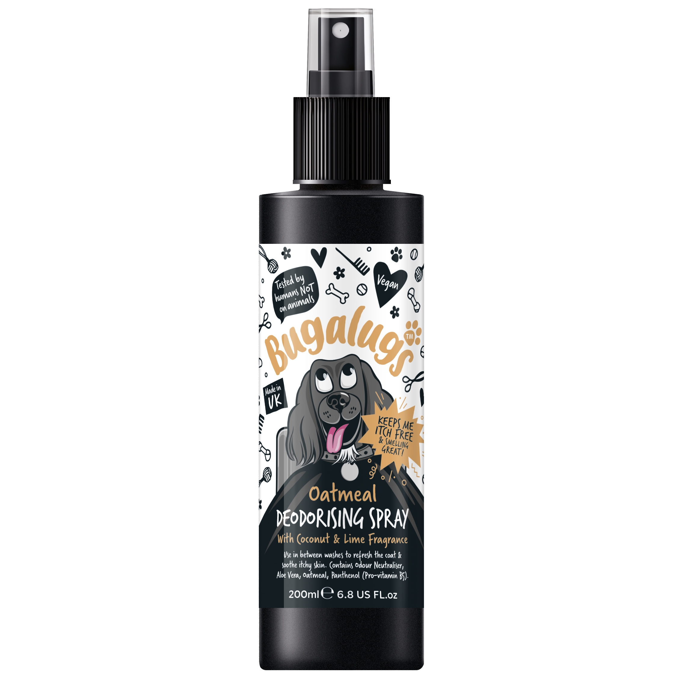 Bugalugs Oatmeal Dog Deodorising Spray – Paws N Co