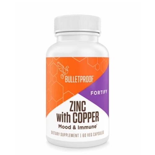 Zinc with Copper | Bulletproof | 60 Veg Capsules