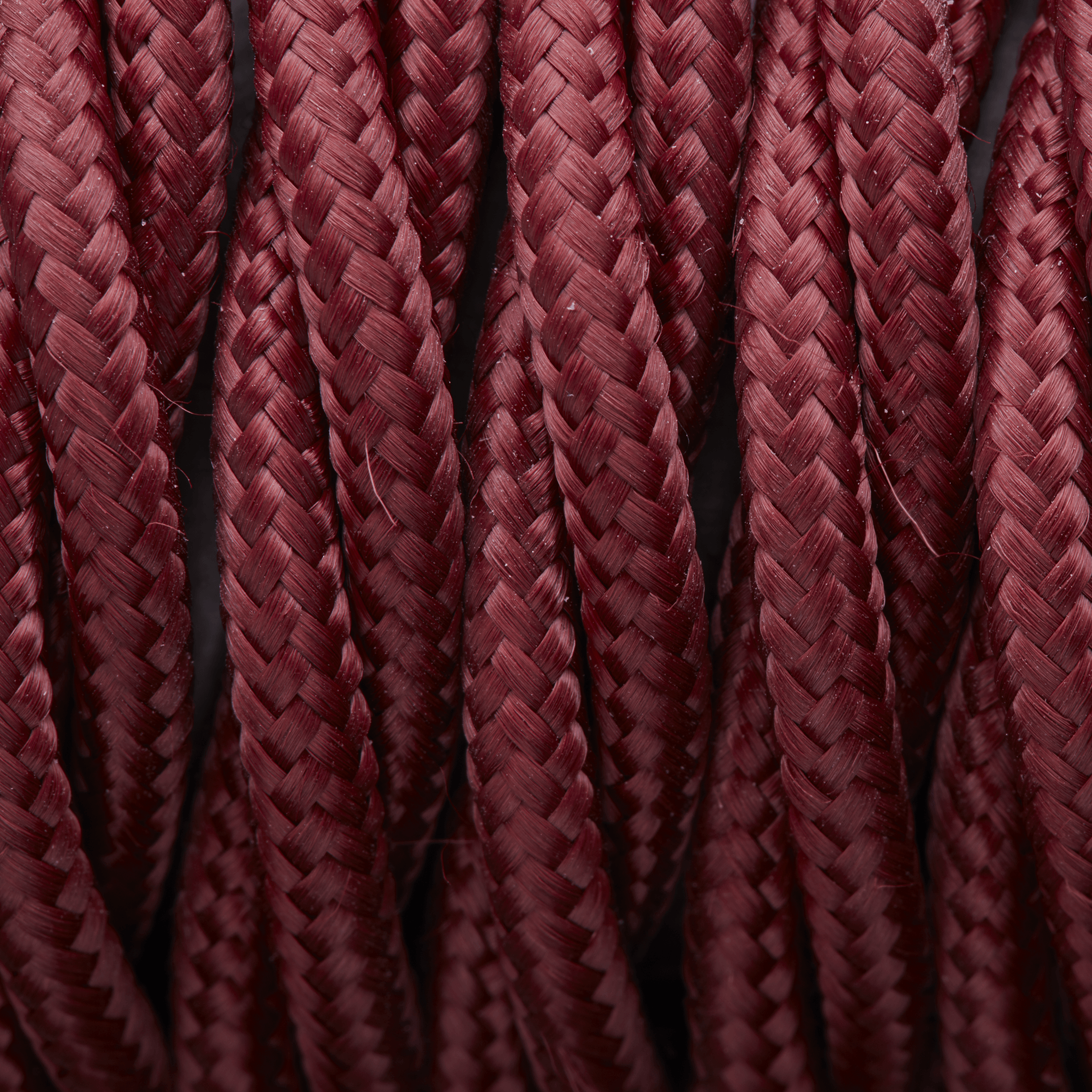 Industville – Twisted Fabric Flex – 3 Core Braided Cloth Cable Lighting Wire – Fabric Flex Cable – Burgundy Colour – Braided Woven Cloth Material – 100 CM