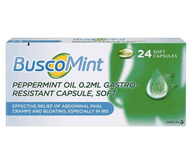 Buscomint Peppermint oil 0.2ml – 24 Capsules – Caplet Pharmacy